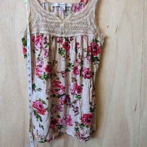 Floral tank top